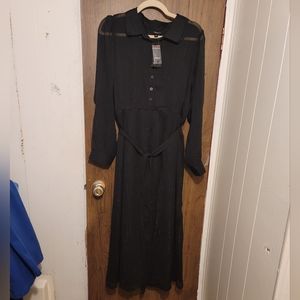 Torrid Lined Black Shimmery Dress